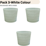 Hug A Plant Oval White colour for Home & Garden