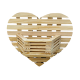 Love Wall Pot|Decorative Wooden Wall Hanging Flower Pot for Live Plant/Flower Pot/ Artificial Flowers Home Living Room & Garden Decor