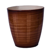 Mini Ronda Ceramic Finish Plastic Pot