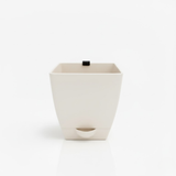 Chatura 8cm Self Watering Square Pot with Rail Hook for Home & Garden Decor (8CM|3.4INCH)