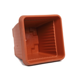 Hug A Plant |Bello Square 20CM Plastic Pot for Home & Garden (Pack of 1)
