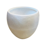 Jumbo Roll Pot 55CM Rotomolded Round Planter for Home Gardening | Indoor Gardens |Home & Garden (22INCH | 55CM, White Stone Finish)
