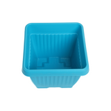 Hug A Plant | Bello Square 25CM Plastic Pot for Home & Garden (Pack of 1)