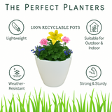 Hug A Plant | Smart Pot 1 litre Self-watering Pot for Home & Garden