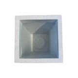 Roll Pot Rotomolded Square Planter for Home Gardening | Indoor Gardens |Home & Garden (White Stone Finish)