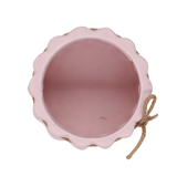 Designer Ceramic Pot (Pink, Matt Finish,Small) for Home & Indoor Plant Decor