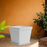 Marco Rotomolded Pots And Tray for Home & Garden (Pack of 1)