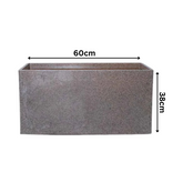 Hug A Plant | Quebec Rectangle 60CM Rotomolded Plastic Pot for Home & Garden (Pack of 1)