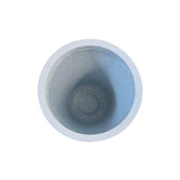 Roll Pot 35CM Rotomolded Round Planter for Home Gardening | Indoor Gardens |Home & Garden (14INCH | 35CM, White Stone Finish)