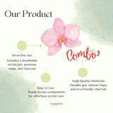 Hug A Plant : Orchid Combo ;All in one set