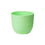 Verona Diamond Planter 11cm Round Plastic Pot For Home & Garden (11CM | 4INCH)