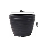 Phoenix Planter Round Plastic Pot for Home & Garden Decor