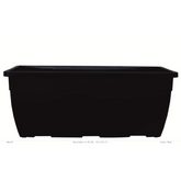 Reca 50cm Rectangle Plastic Pot (Without Self-Watering Kit)