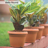 Hug A Plant | Bello Round 30CM Plastic Pot for Home & Garden (Pack of 1)