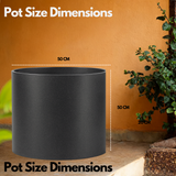 Dora Rotomolded Pot for Home & Garden (Pack of 1)