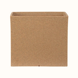 Quebec Square Rotomolded Plastic Pot for Home & Garden (Cream Stone Finish, Pack of 1)