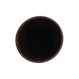 Hug A Plant | Venice Planter Rotomolded Round Plastic Pot Without Inner for Home & Garden (Pack of 1, Brown Stone Finish)