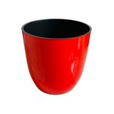 Hug A Plant | Sunny Small Round Plastic Pot with Inner for Home & Garden (20CM|8 INCH)