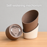 Atlantis Eco Friendly Self-Watering Pots | Made of Crop Waste | UV Protected Indoor Outdoor Balcony Pots for Home & Garden Décor