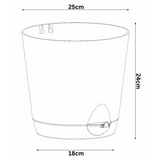Krish 25 Self Watering Plastic Pot