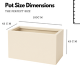 Quebec Rotomolded Pots for Home & Garden (Pack of 1)