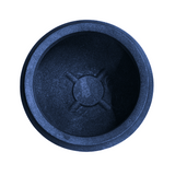 Hug A Plant | Malta Planter Rotomolded Round Plastic Pot for Home & Garden (Pack of 1, Midnight Stone Finish)