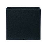 Quebec Square Rotomolded Plastic Pot for Home & Garden (Midnight Stone Finish, Pack of 1)