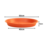 Hug A Plant|UV Treated Round Bottom Tray Suitable for 20 inch Round Plastic Pot|Heavy Duty Highly Durable Tray for Indoor Home & Garden Decor (50CM|20INCH)