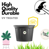 4 Inch Grower Plastic Pot Black