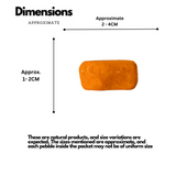 Orange Painted Pebbles for Decoration |Garden|Table|Terrariums| Home Decor|Vase Fillers