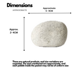 White Unpolished Pebbles for Decoration |Garden|Table|Terrariums| Home Decor|Vase Fillers