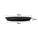 Hug A Plant|UV Treated Round Bottom Tray Suitable for 24 inch Round Plastic Pot|Heavy Duty Highly Durable Tray for Indoor Home & Garden Decor (60CM|24INCH)