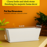 Cafe Rotomolded Pots for Home & Garden (Pack of 1)