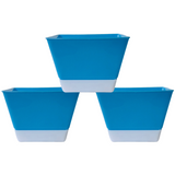 SP4 10cm Square selfwatering Pot For Tabletop | Office | Indoor Garden | Home& Garden (4INCH | 10CM)