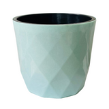 SL Diamond 32cm Round Planter With inner For Home | Office | Indoor Garden | Home& Garden