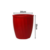 Kyiv Planter Round Plastic Pot for Home & Garden Decor