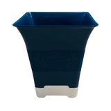Hug A Plant | Hot Square Plastic Pot for Home & Garden (22CM | 9INCH)