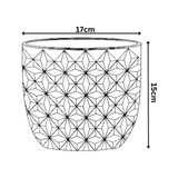 Verona Eco 17cm Round Plastic Pot For Home & Garden (17CM | 6.5INCH)