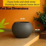 Globe Rotomolded Pots for Home & Garden (Pack of 1)