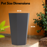 Gem Rotomolded Pots for Home & Garden (Pack of 1)