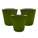 Kia 12.8cm Round Pot With Inner Planters for Home, Office, Home & Garden (12.8CM | 5INCH)