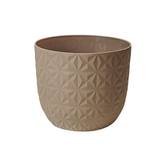 Verona Diamond Planter 14cm Round Plastic Pot For Home & Garden (14CM | 5.5INCH)