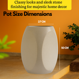 Mylo Rotomolded Pots for Home & Garden (Pack of 1)