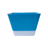SP4 10cm Square selfwatering Pot For Tabletop | Office | Indoor Garden | Home& Garden (4INCH | 10CM)