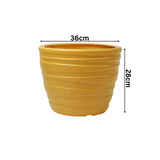 Phoenix Planter Round Plastic Pot for Home & Garden Decor