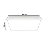 Hug A Plant | Bonsai R-70 Rotomolded Plastic Pot for Home & Garden (73CM|28INCH, Pack of 1)