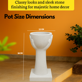 Kissan Double Arms Rotomolded Pots for Home & Garden (Pack of 1)