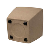 Cubo N-40 Planter 40CM Square Rotomolded Plastic Pot With Wheels for Home & Garden (Pack Of 1, 40CM | 15 INCH)