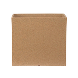 Quebec Square Rotomolded Plastic Pot for Home & Garden (Cream Stone Finish, Pack of 1)