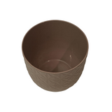 Verona Diamond Planter 14cm Round Plastic Pot For Home & Garden (14CM | 5.5INCH)